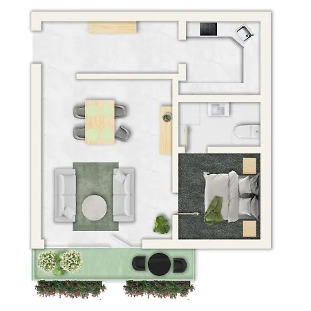 Apartment Wildgrün